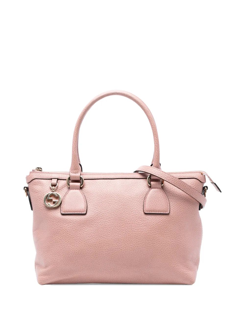 Gucci Pre-Owned 2016-2025 Dollar Calfskin GG Charm satchel - Rosa