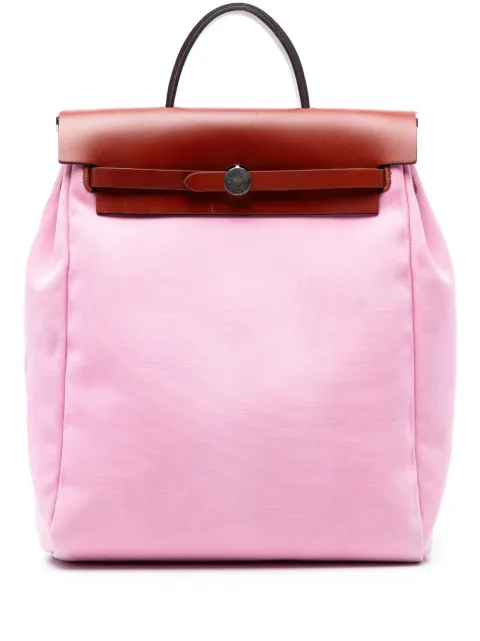 Hermès Pre-Owned 2021 Toile Herbag GM backpack