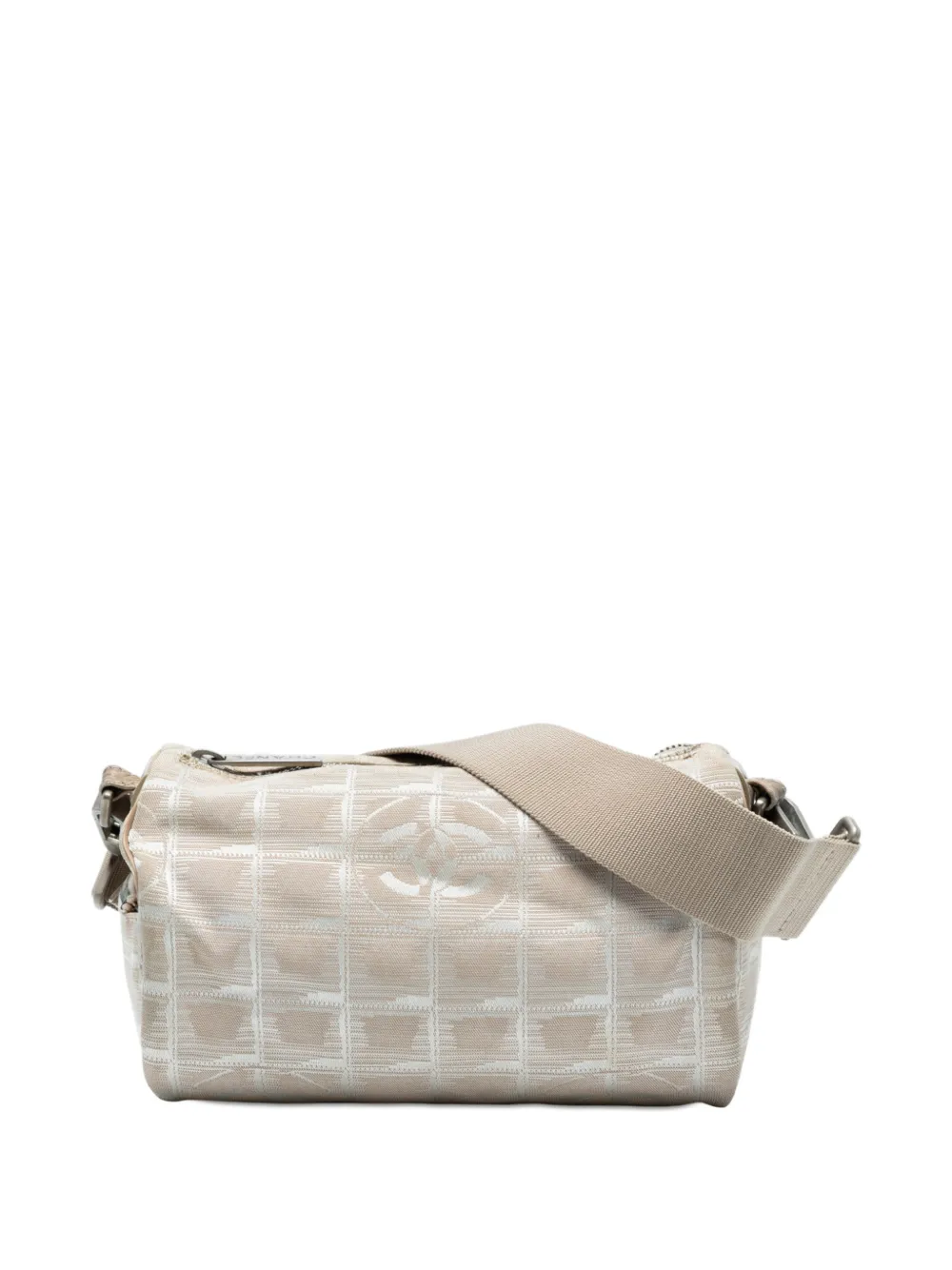 CHANEL Pre-Owned 2002-2003 New Travel Line Cylinder Bag crossbody bag - Marrone