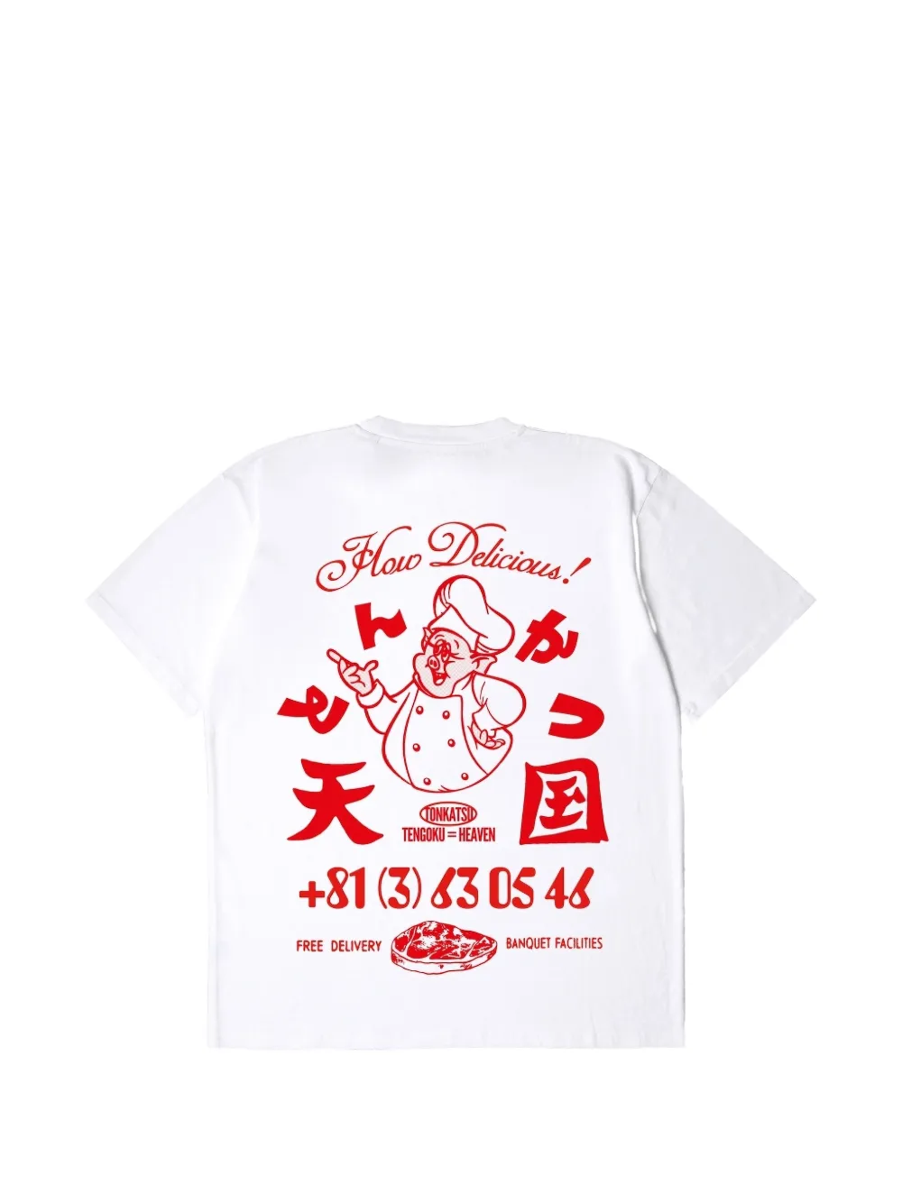 Edwin Tonkatsu graphic-print T-shirt - Wit