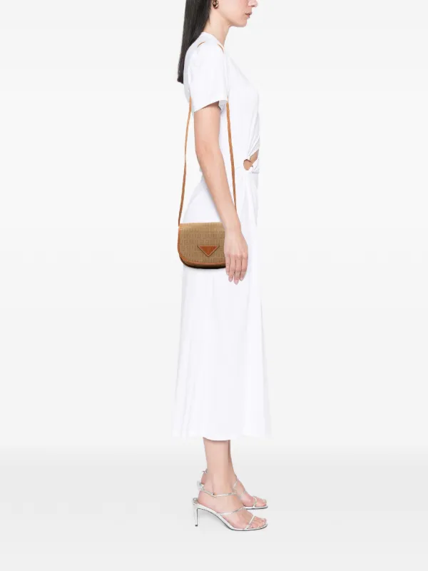 Fendi Pre-Owned 20th Century Mini Zucchino Canvas Crossbody Bag