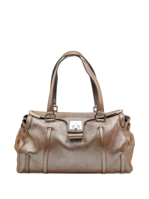 Celine Pre-Owned 2008 Shimmer Leather Front Flap shoulder bag