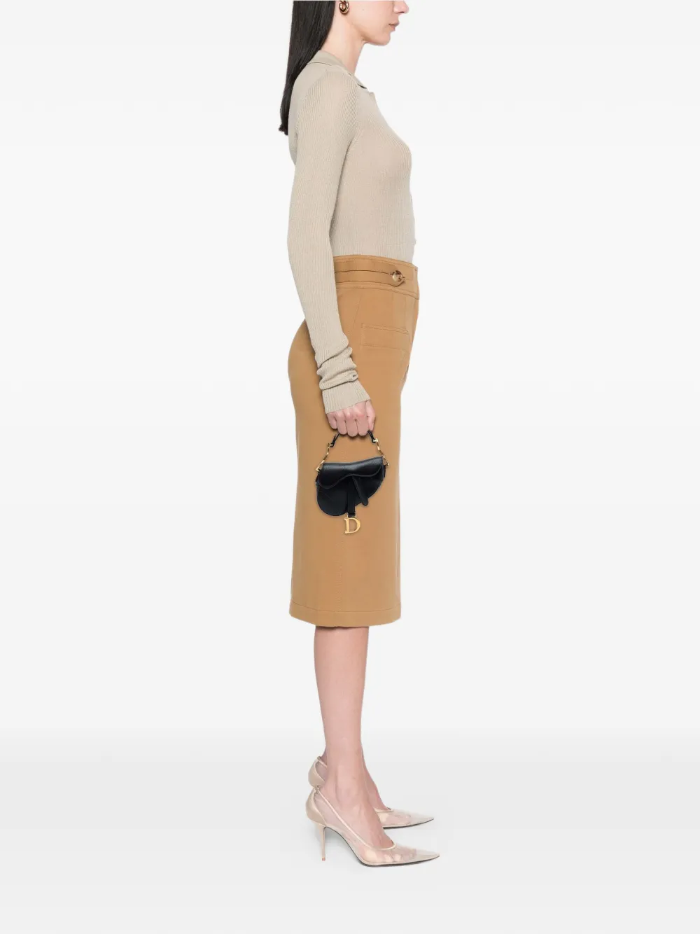 Christian Dior Pre-Owned 2021 Micro Goatskin Saddle satchel | Pre-Owned | Image 2