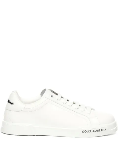 Dolce & Gabbana Portofino leather low-top sneakers