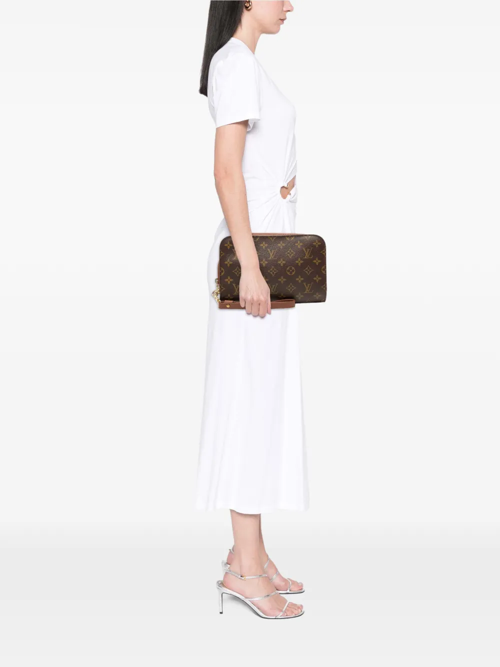 Louis Vuitton Pre-Owned 2002 Monogram Orsay clutch bag | marrón | Image 1