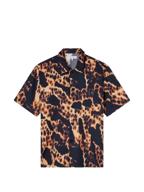 Edwin Yakedo patterned chest-pocket shirt