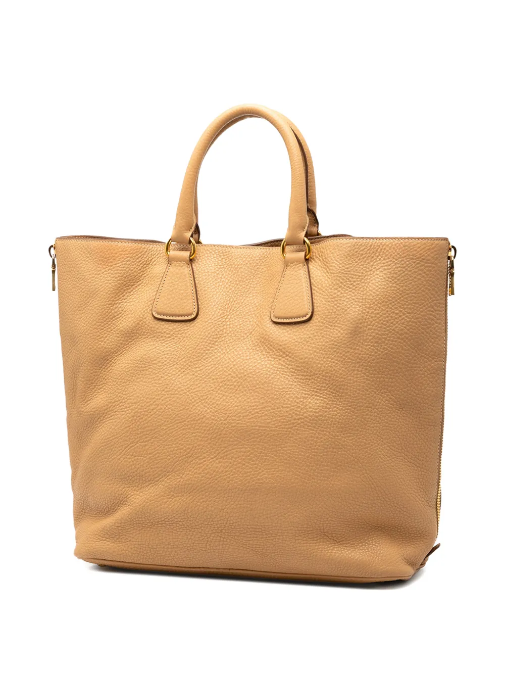 2000-2025 Vitello Daino Side Zip Convertible Tote Satchel