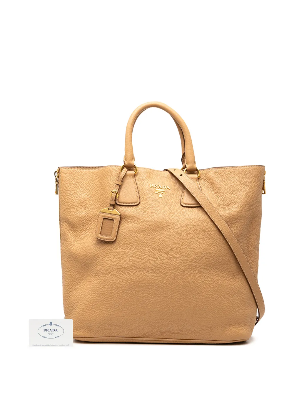 2000-2025 Vitello Daino Side Zip Convertible Tote Satchel
