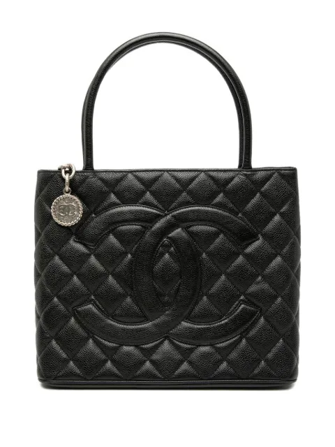 CHANEL Pre-Owned 2002-2003 Caviar Medallion tote bag