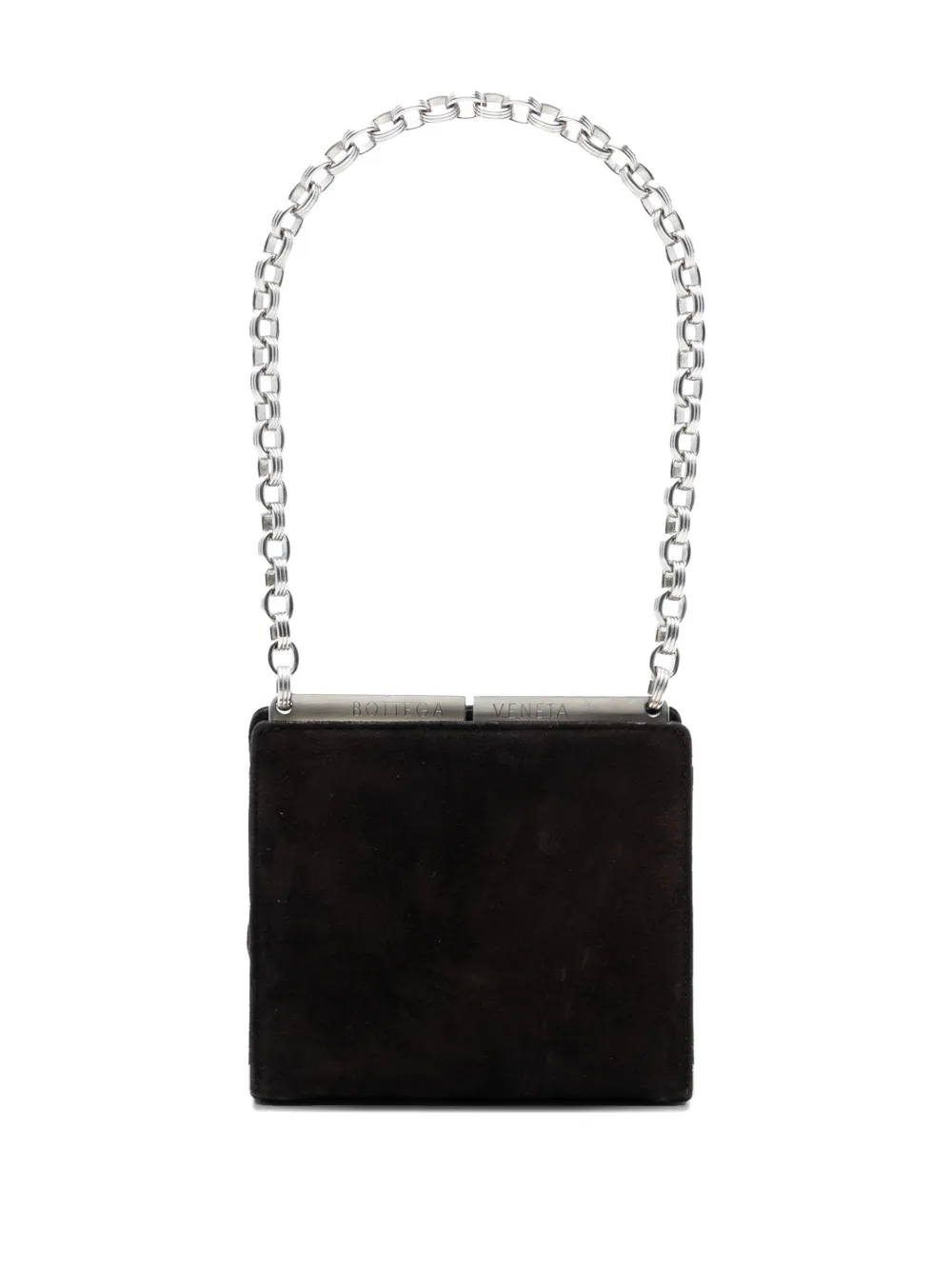 Bottega Veneta Pre-Owned 20th Century Suede Frame Clutch on Chain handbag | marrón | Image 1