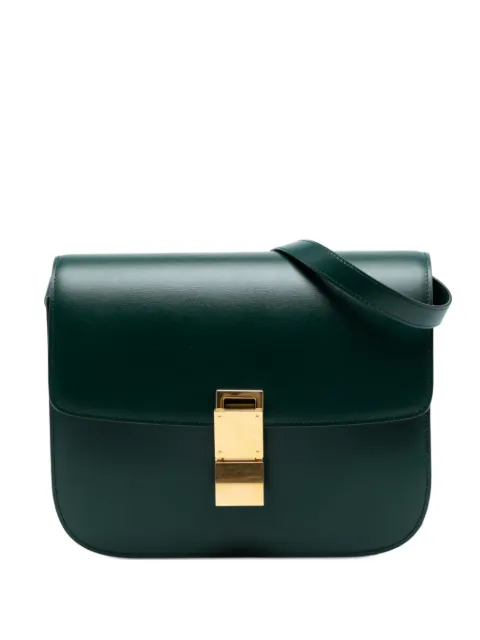 Celine Pre-Owned 2017 Medium Calfskin Classic Box crossbody bag