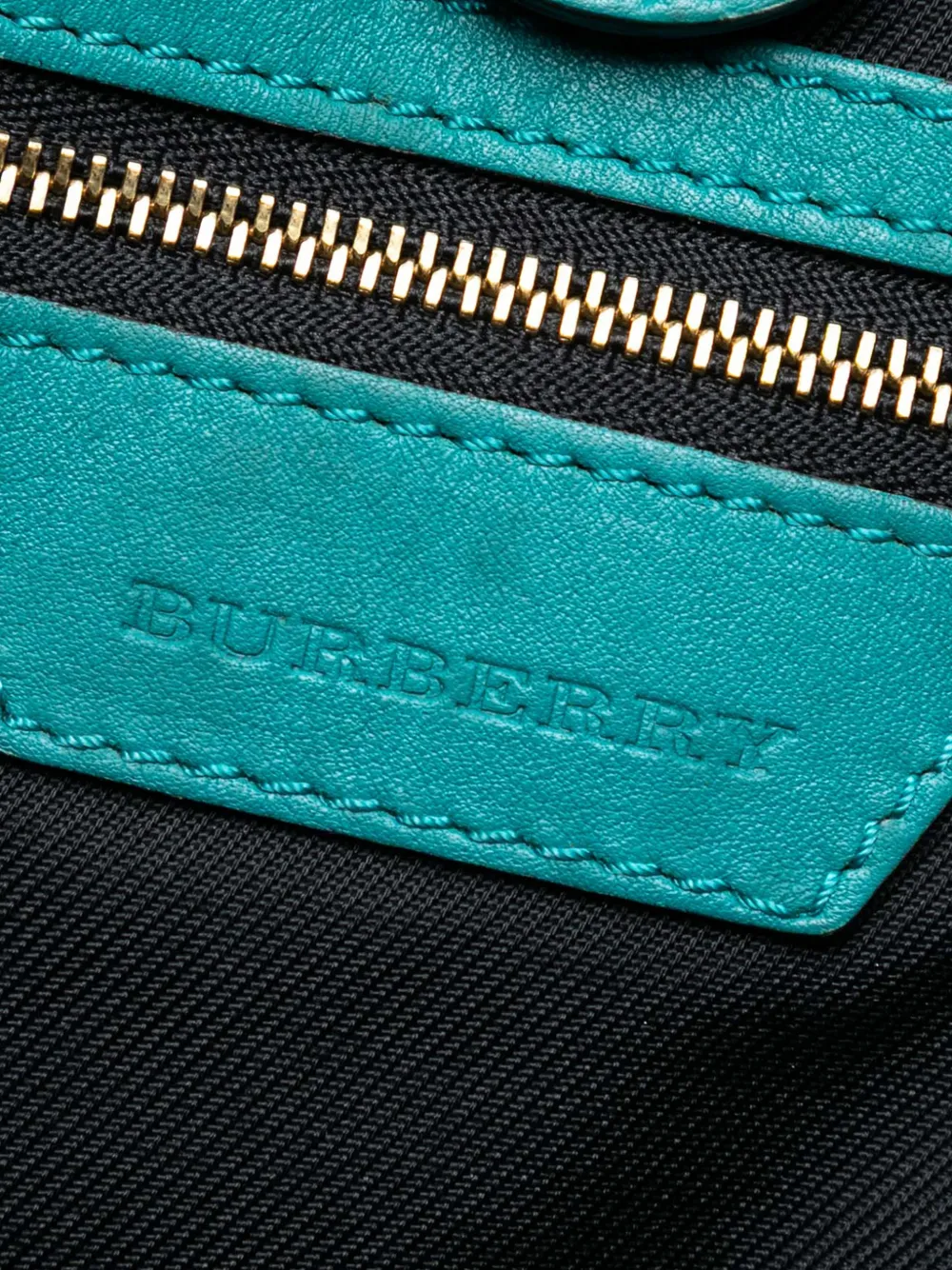 BURBERRY Pre-owned 2000-2017 Small Haymarket Check Canvas And Leather Canterbury Tote Bag In Blue