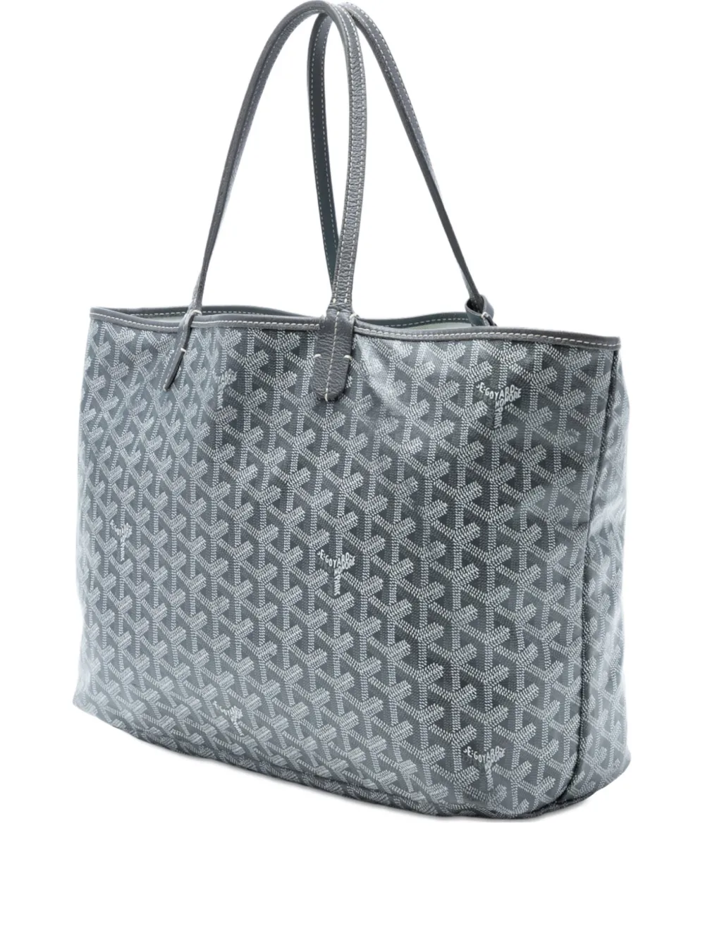 Pre-owned Goyard 2020 Ine Saint Louis Pm Tote Bag In Gray
