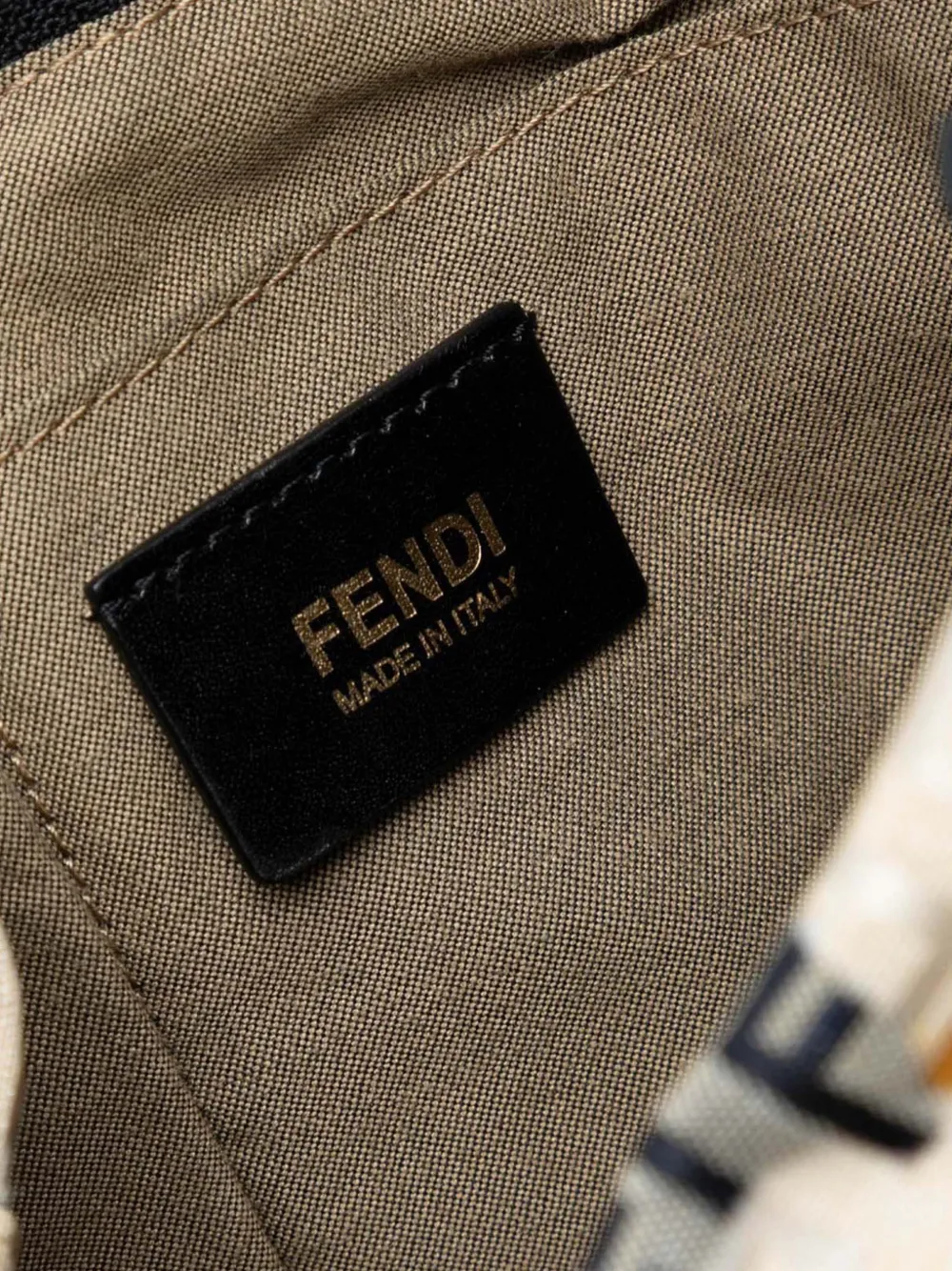 FENDI Pre-owned 2010-2025 Zucchino Canvas Floral Forever Tote Bag In Gray