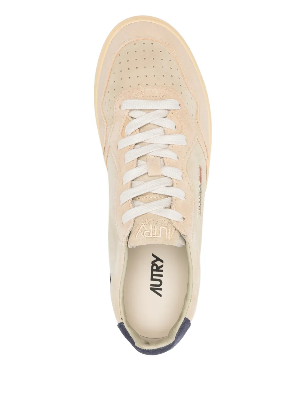 Autry Medalist suede sneakers Beige