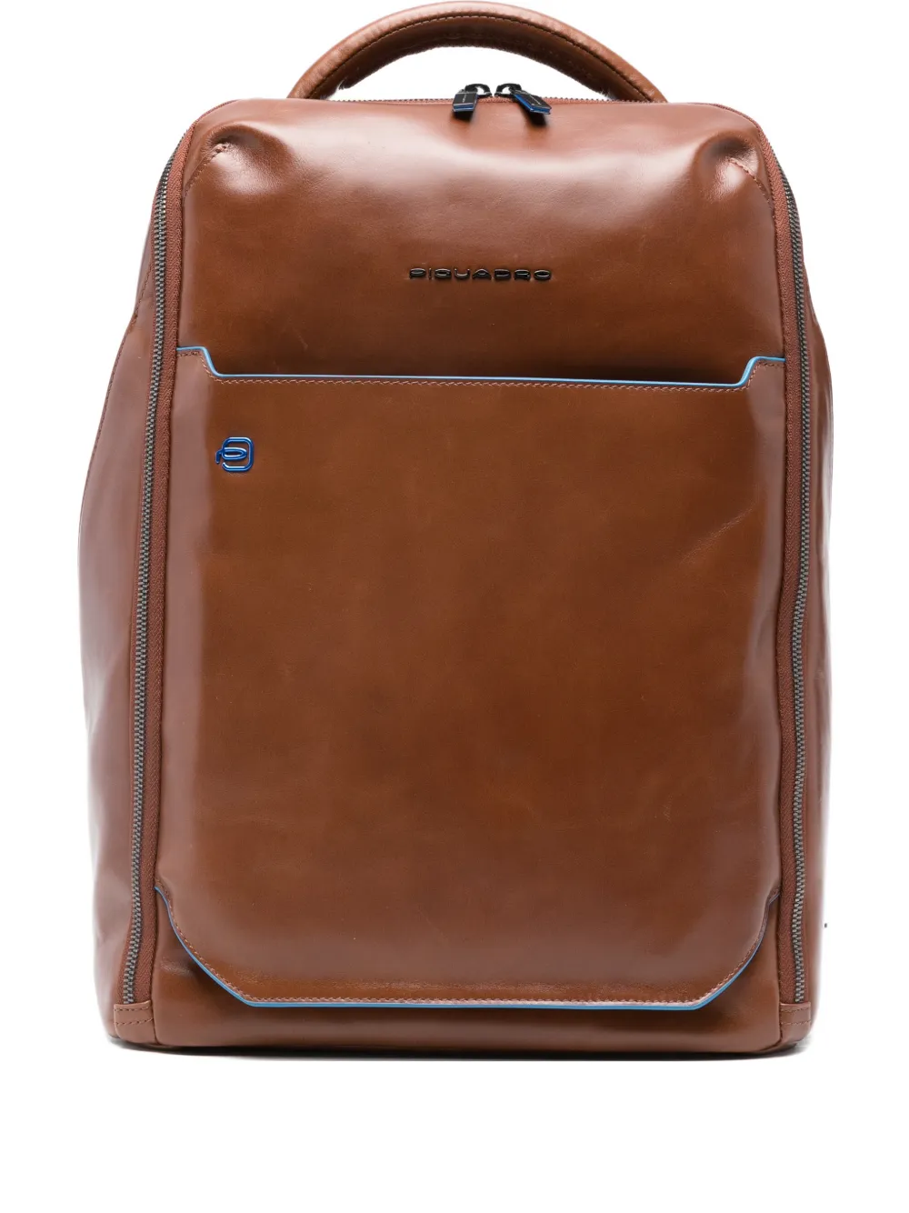 PIQUADRO Zaino con logo - Marrone