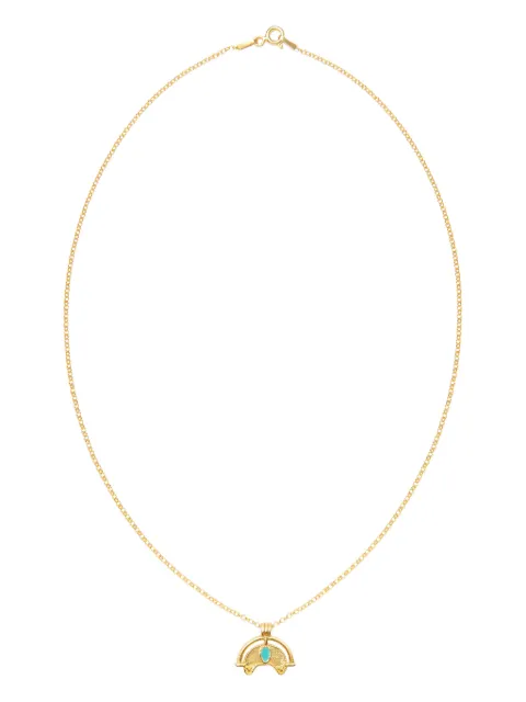 CHRONOS collar en plata de ley con dije