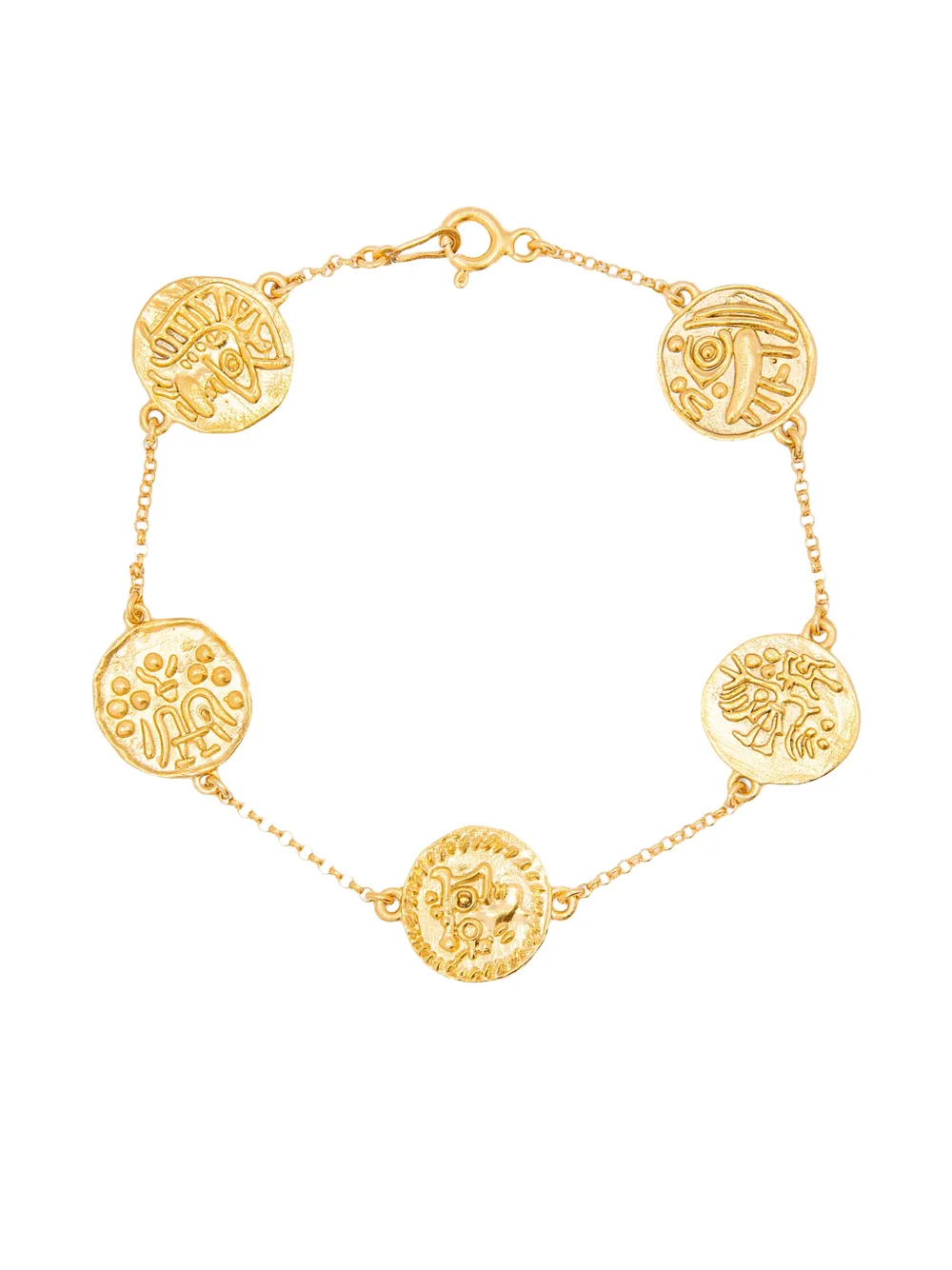 CHRONOS Bracciale in argento sterling - Oro