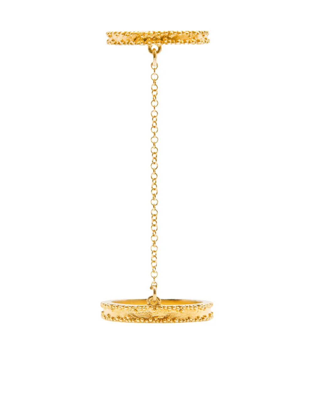 CHRONOS Anello in argento sterling - Oro