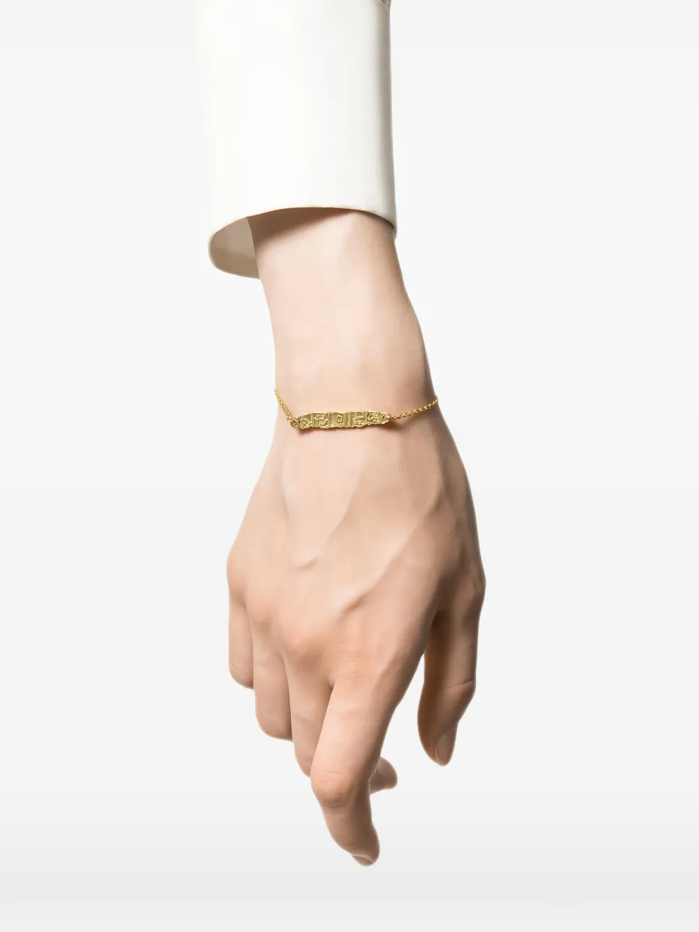 CHRONOS pulsera en plata de ley con cinturón | Image 2