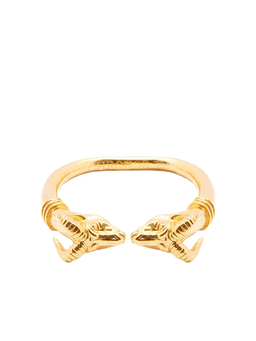 CHRONOS Anello in argento sterling - Oro