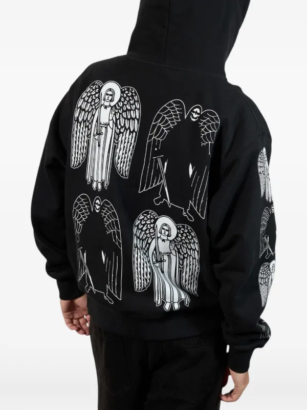Pleasures Angel Demon Hoodie | Black | FARFETCH
