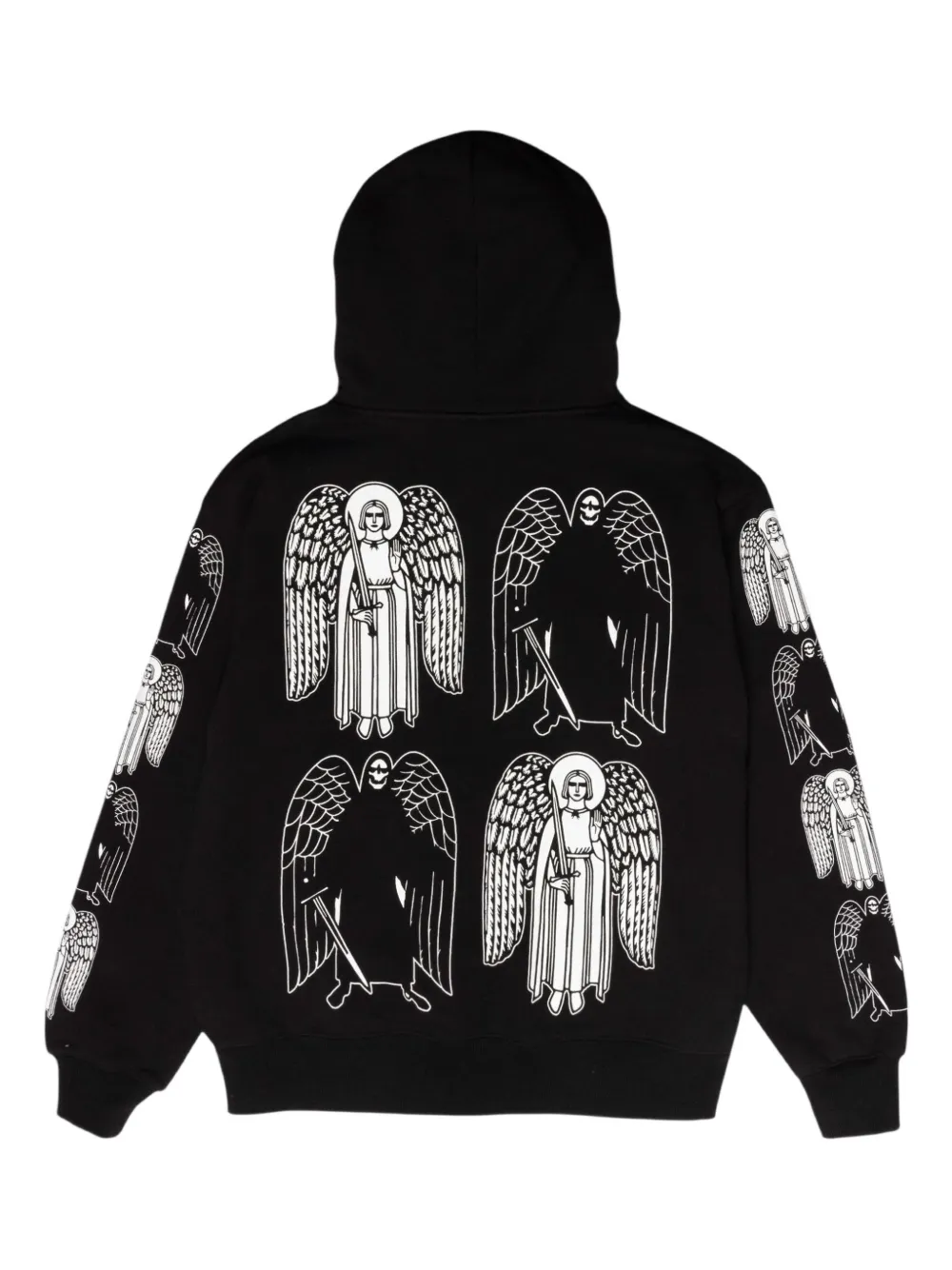 Pleasures Angel Demon Hoodie In Black