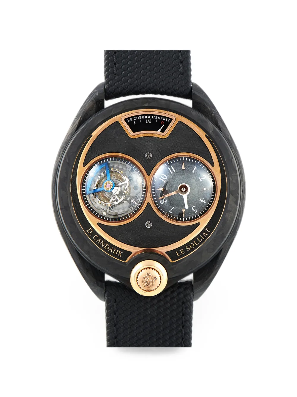 David Candaux Orologio DC6 Carbon Prototype 1 43mm - Nero