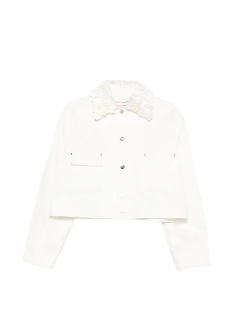 Plan C floral collar jacket