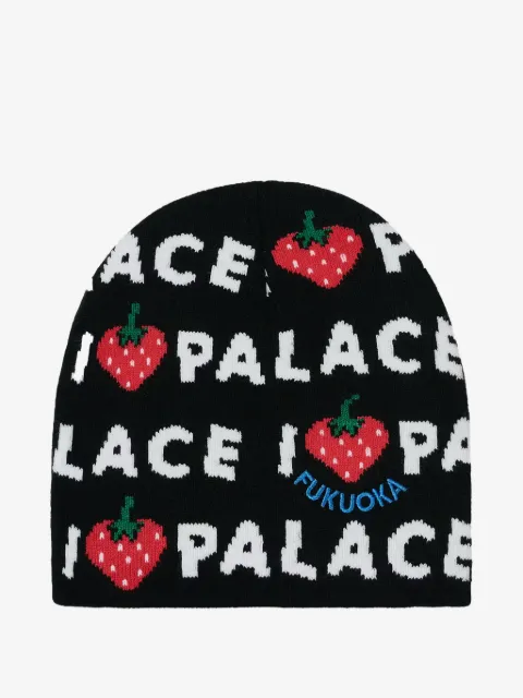 Palace logo-embellishment beanie hat