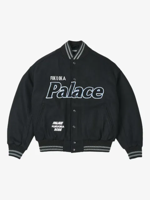 Palace logo-patch bomber jacket