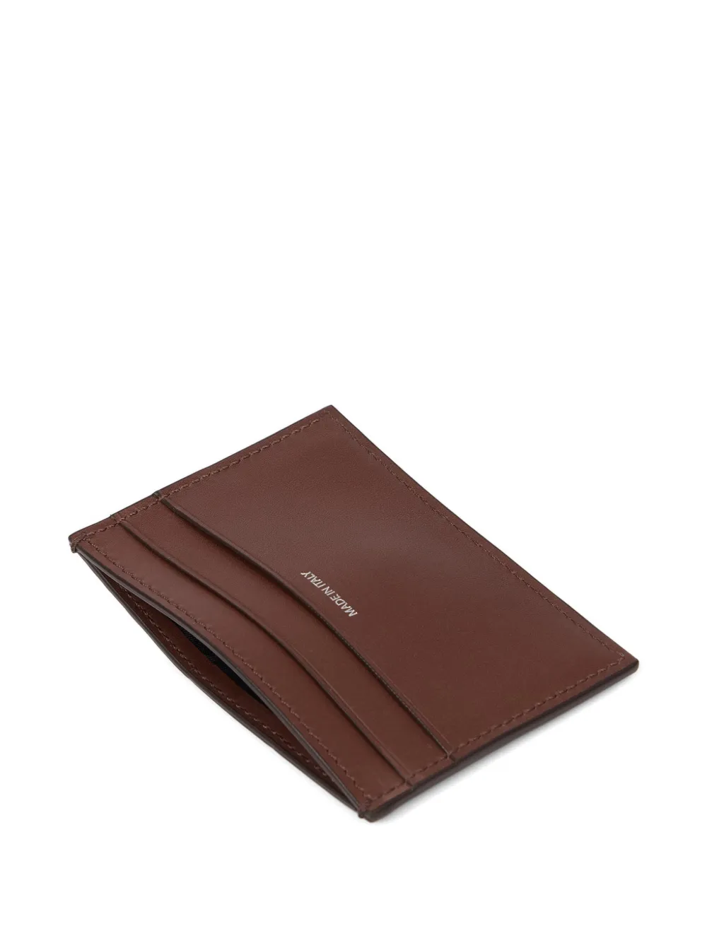  Paul Smith Panel Leather Cardholder - Brown 