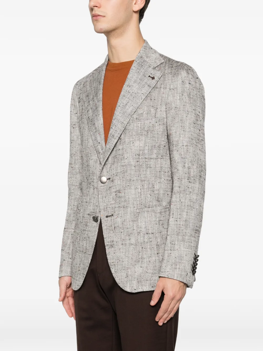 Tagliatore Blazer met twee knopen Grijs