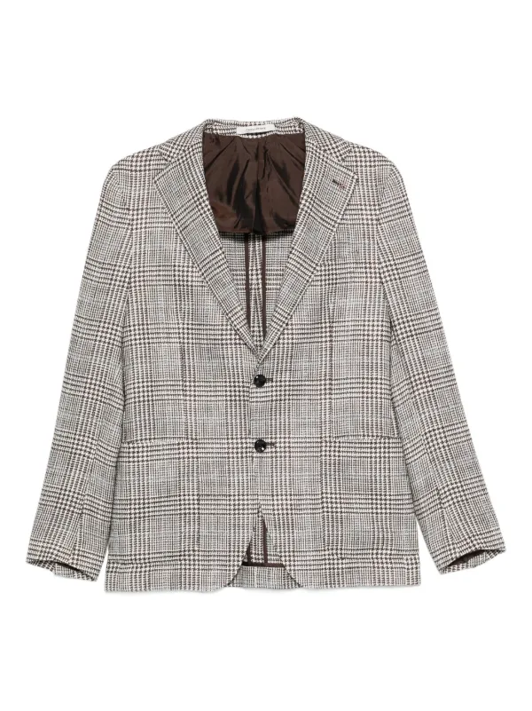タリアトーレ チェックジャケット Tagliatore チェック ジャケット | ニュートラル | FARFETCH JP