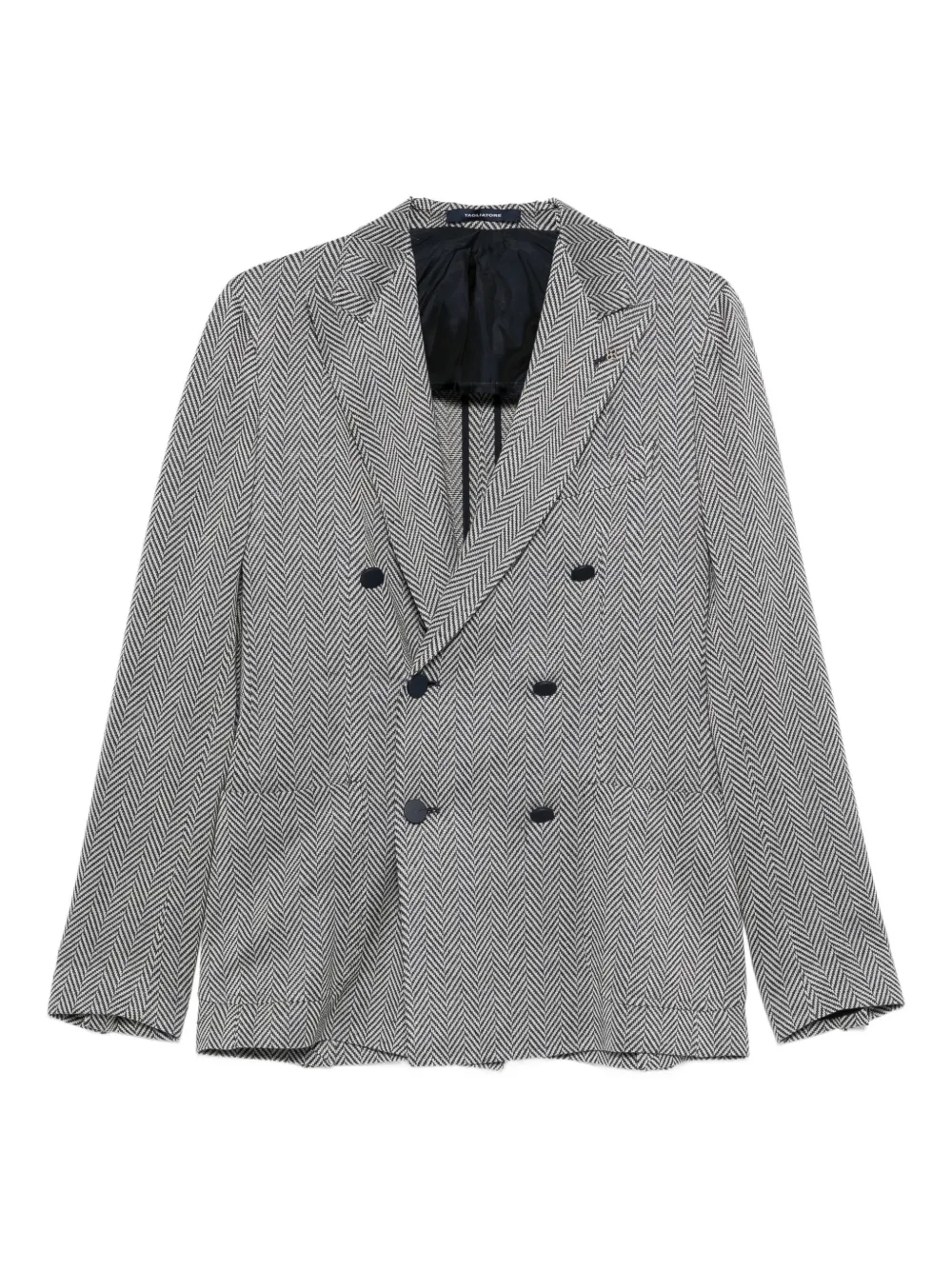 Tagliatore Blazer doppiopetto spigato - Blu