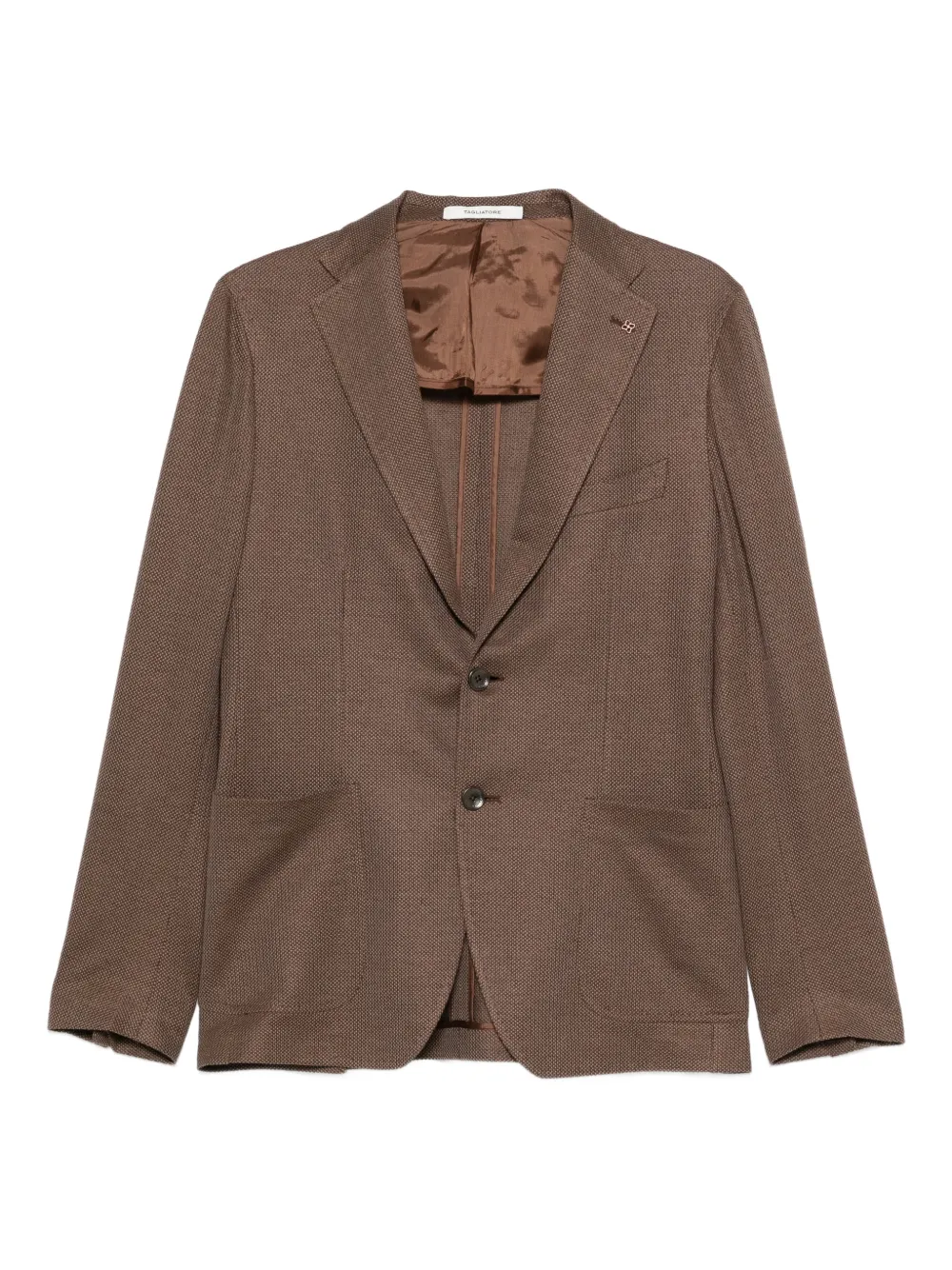Tagliatore Blazer a due bottoni con revers classici - Marrone
