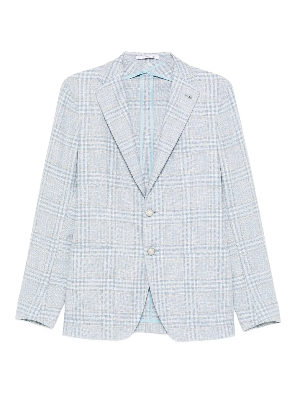 Tagliatore Blazer a quadri con due bottoni - Blu