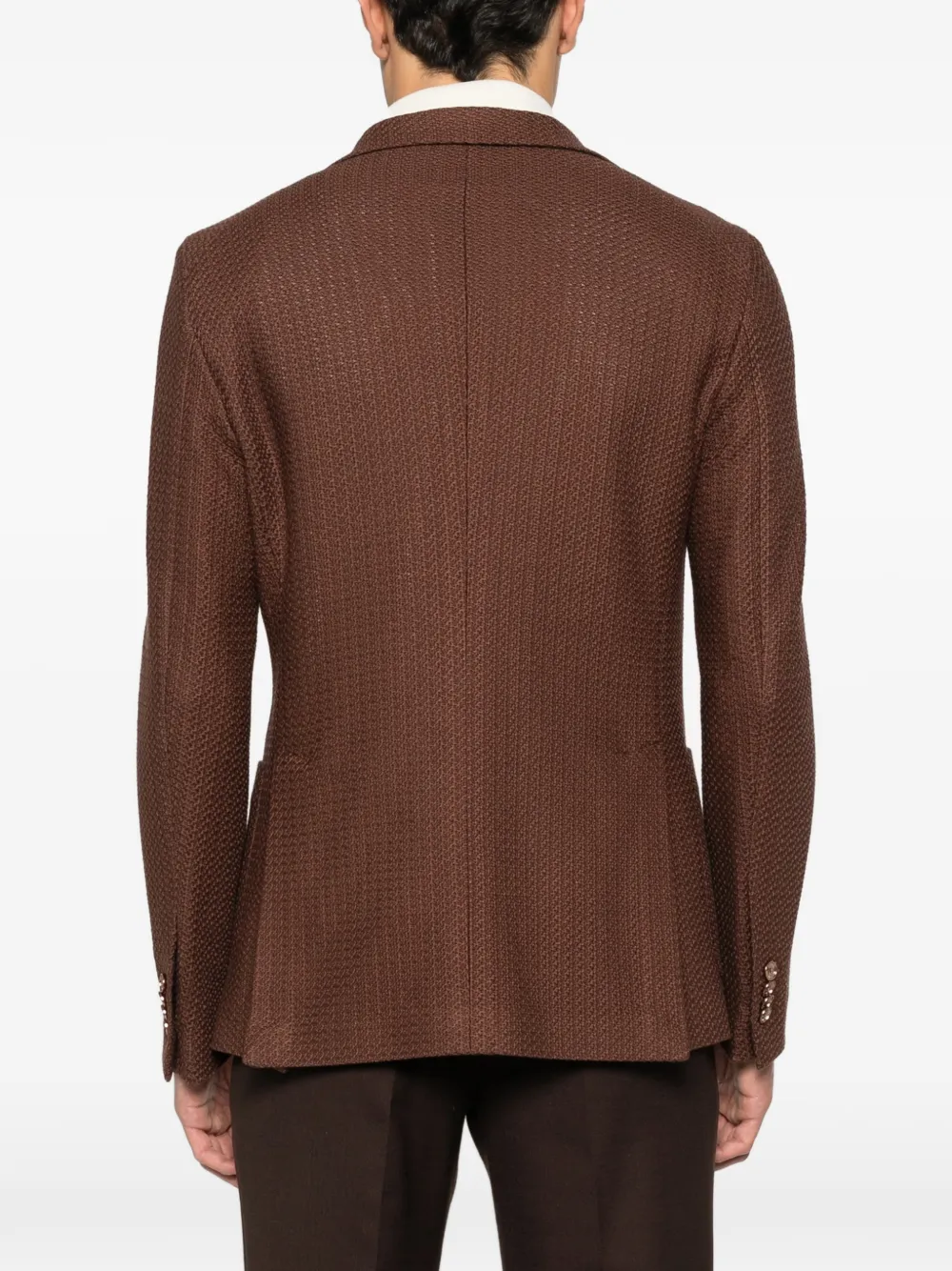 Tagliatore Blazer met knopen met textuur Bruin