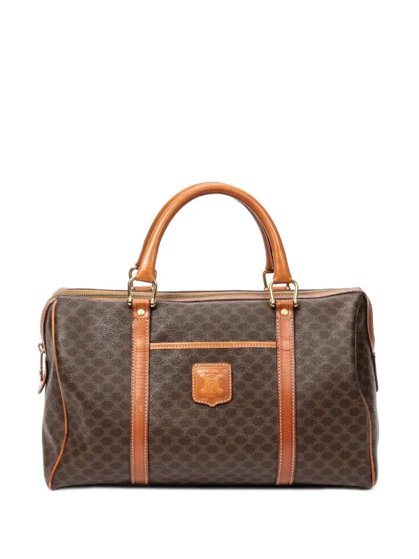Celine Pre-Owned Medium Boston Luggage Bag | Brown | FARFETCH
