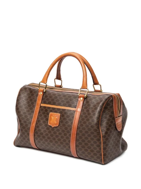 Celine Pre-Owned Medium Boston Luggage Bag | Brown | FARFETCH