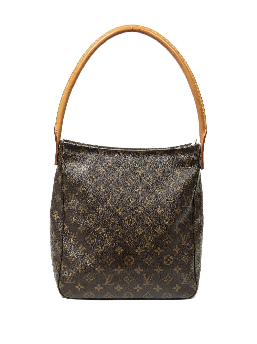 Louis Vuitton Pre-Owned Looping GM schoudertas met monogram canvas - Bruin