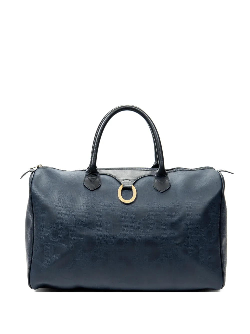 Christian Dior Pre-Owned Valigia con stampa - Blu