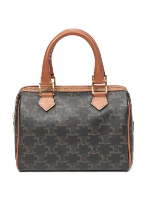 Celine Pre-Owned マカダム ハンドバッグ S | ブラック | FARFETCH JP