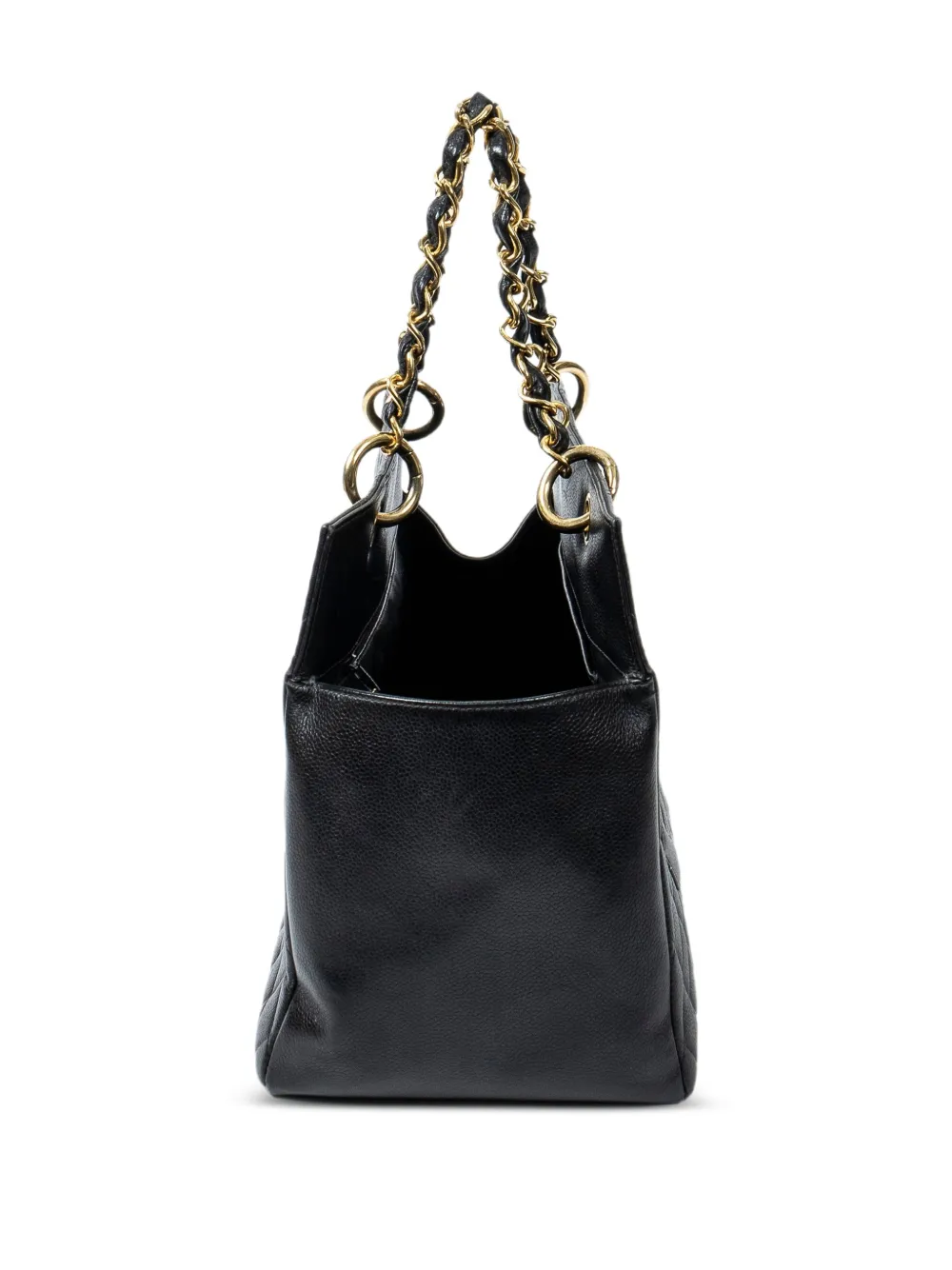 Gst Quilted Chain-Strap Tote Bag