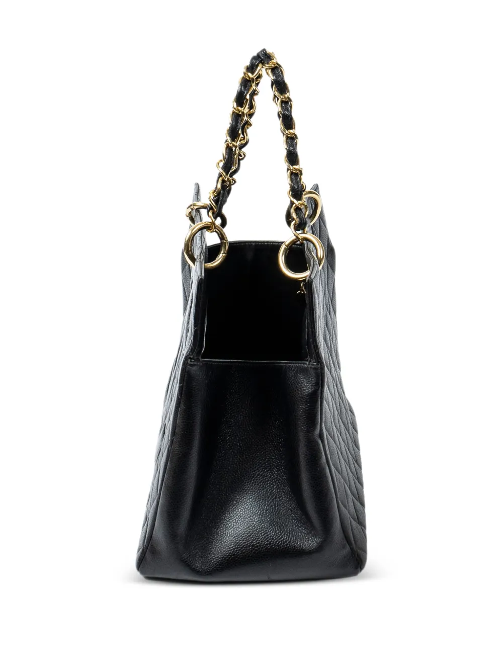 Gst Quilted Chain-Strap Tote Bag