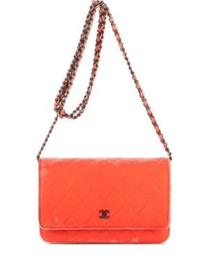 CHANEL Pre-Owned キルティング ショルダーバッグ | オレンジ 