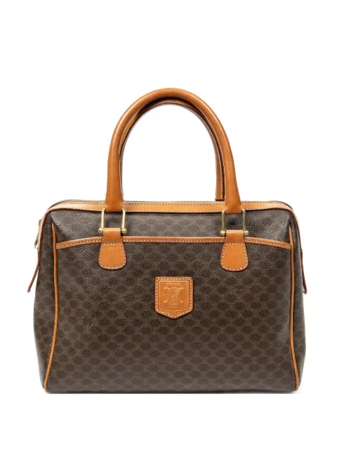 Celine Pre-Owned Boston macadam canvas tote bag