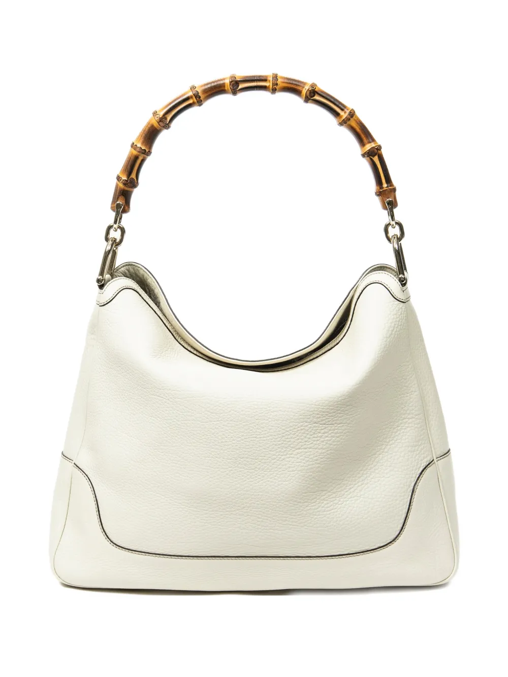 Gucci Pre-Owned Borsa a spalla Diana Bamboo media - Toni neutri