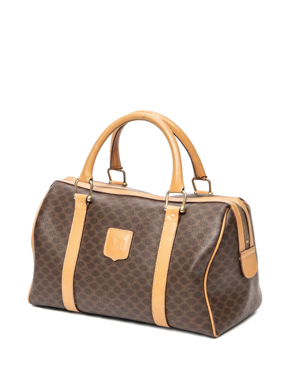  Celine Pre-owned Small Boston Patterned Tote Bag - Brown 