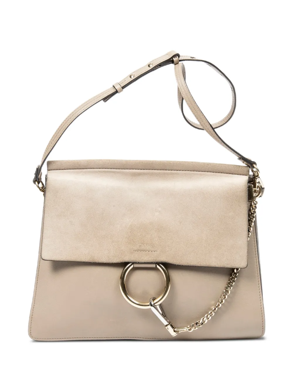 Chloé Pre-Owned Borsa a spalla con catena - Toni neutri